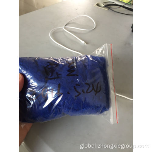 Recycled Polyester Staple Fiber Spinning Royal-Blue Dope dyed polyester staple fiber Supplier